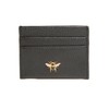 Alice Wheeler Bee Vegan Leather Small Card Holder (Black)