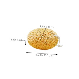 Healeved 4pcs Exfoliating Body Sponges for Shower Soft Bath Poufs for Gentle Cleansing Lightweight and Compact Bathroom Supplies for Men and Women