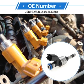 X AUTOHAUX 1 Pc No.12633784/JSD9B2 Fuel Injector for Buick Lacrosse 2011-2016 Car Engine Flow Match Fuel Nozzle