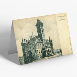 GREETING CARD - Vintage Arkansas USA - Fayetteville. Court House
