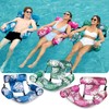 SLOOSH Pool Floats Chairs Adult, 3 Packs Inflatable Lounge Chairs,Blow
