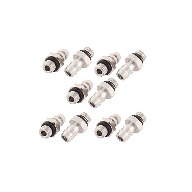 sourcingmap M5 Male Thread to 4mm Pneumatic Tube Hose Mini