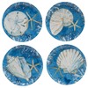 Playa Shells 16-Piece Coastal Dinnerware Set Service for 4 –