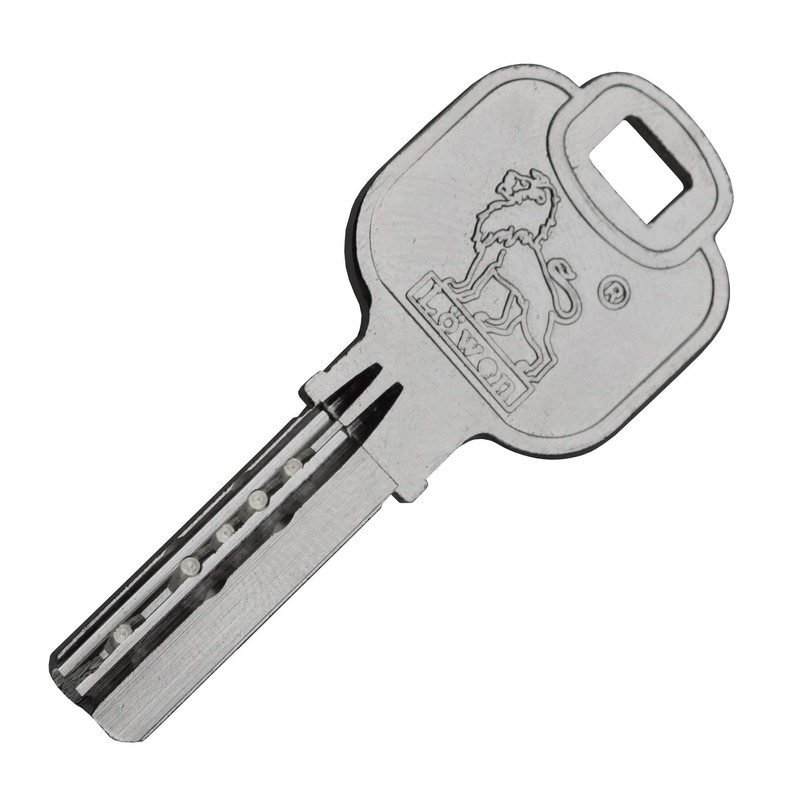 Löwen Sicherheit 2x Knob Cylinder KD 60 mm 30/30 Keyed