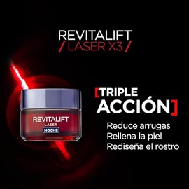 L'Oréal Paris Crema de Noche Revitalift Láser X3, 50ml