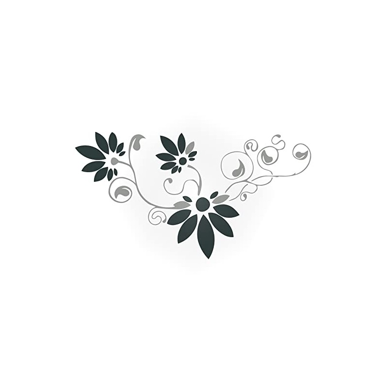 Grafix Sticker Toilet Lid St02 for Pressalit Silver Grey/Black Vinyl