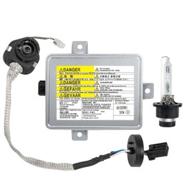 Xenon HID Headlight Ballast Unit Assembly with Igniter and D2S Bulb Compatible with 2002-2005 Acura TL TSX and TL Type-S, 2004-2009 Honda S2000, Mazda 3 Replaces X6T02971, W3T10471, W3T14371