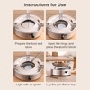 Alcohol Stove Windproof Portable Adjustable Stand Compact Solid Alcohol Stove