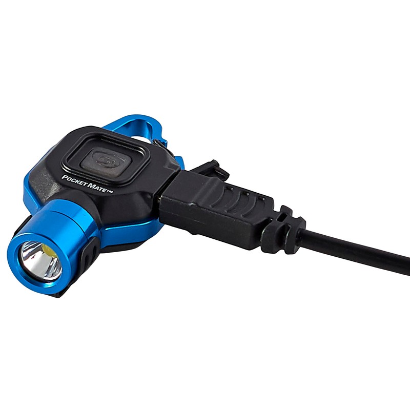 Streamlight 73302 Pocket Mate 325-Lumen Pocket Keychain/Clip-on USB Rechargeable Flashlight,