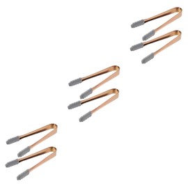 Zerodeko 6pcs Sturdy Food Tongs Clip Ice Cube Tongs for Kitchen Serving Easy to Store and Clean