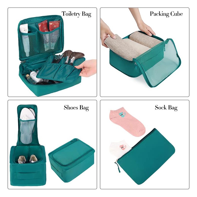 BAGAIL Packing Cubes for Suitcase 8 Set, Lightweight Luggage Packing