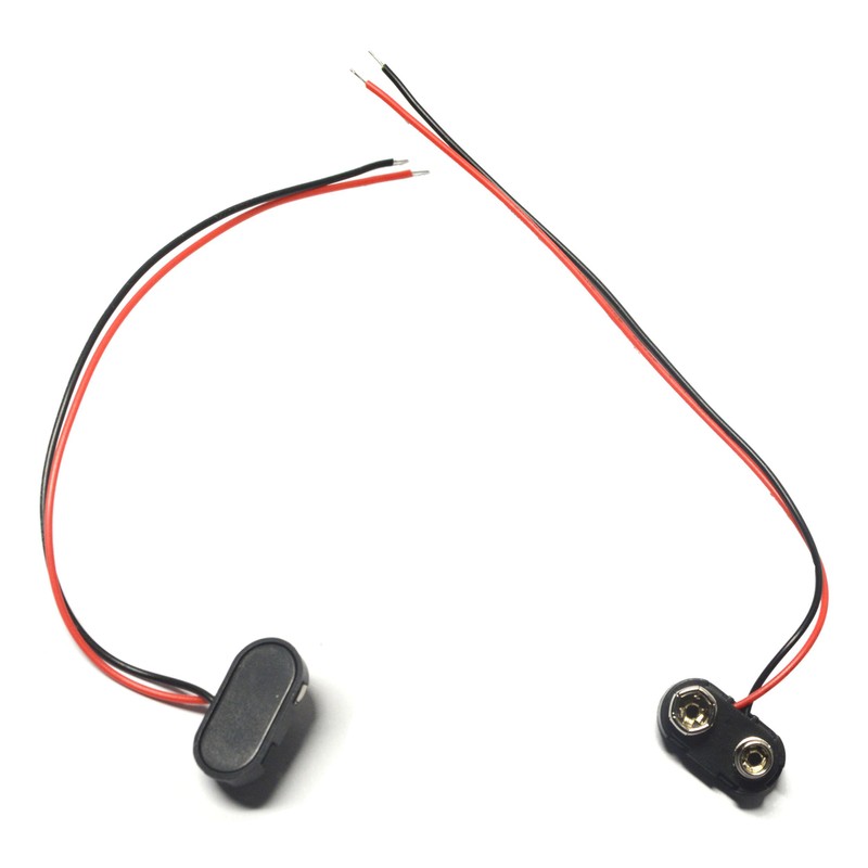 LampVPath 10 Pcs I TYPE 9 Volt Battery Clip And