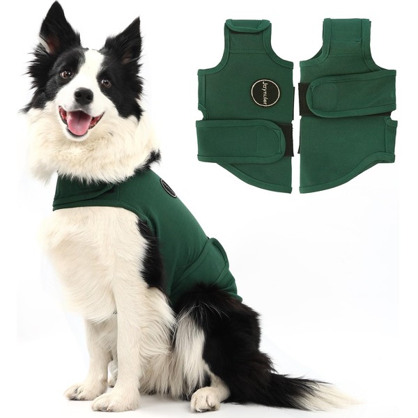 Jaynuier Dog Anxiety Relief Calming Vest, Dog Anxiety Jacket, Skin-Friendly