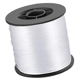 BLMHTWO 200 Meters Fishing Line, Fish String 0.8mm 57LB Fishing Wire Clear Monofilament Nylon Line Invisible Hanging Wire Thickened Nylon Thread for Hanging Crafts