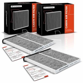 A-Premium - Filtro de aire de cabina de 2 piezas con carbón activado compatible con vehículos Mazda, 3 2014-2018, 6 2014-2021, CX-5 2013-2022