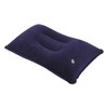 AoE Performance Navy Blue Inflatable Pillow Compact Suede Neck Support