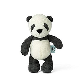WWF Plüsch Panu, der Panda (22cm, mit Glöckchen), realistisch gestaltetes Plüschtier, Super weiches, lebensecht gestaltetes Plüschtier zum Knuddeln und Liebhaben, Handwäsche möglich