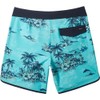 Quiksilver Men's Standard Surfsilk Scallop 19 Boardshort Swim Trunk, Capri