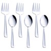 GoGeiLi Stainless Steel Serving Spoon and Serving Fork Set, Include