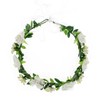 Vividsun Wedding Hair Wreath Floral Garland Crown Headpiece Adjustable Rose