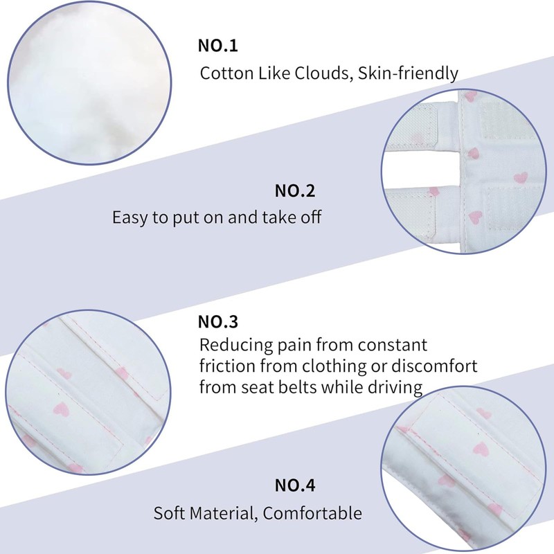 LJHYSD Bra Strap Pad Protector for Chest Port Pacemaker Pillow