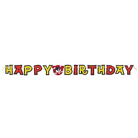5ft Pirate Party Happy Birthday Banner