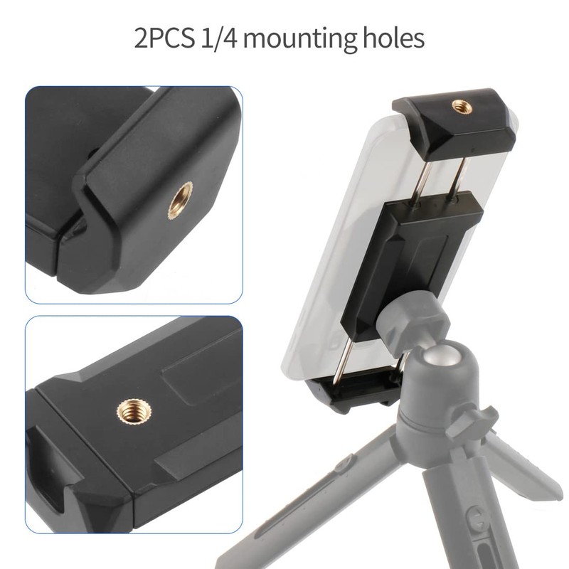 CS PRIORITY Smartphone Clip 1/4 Stativ Cold Shoe Mount Adapter