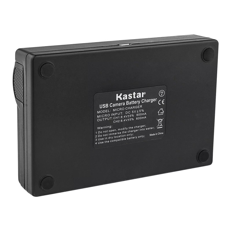 Kastar D-Li1 Battery & USB Dual Charger for Trimble 29518