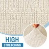 H.VERSAILTEX Jacquard Sofa Slipcover with Waterproof Seat Furniture Protector 1