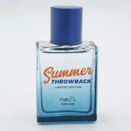 Rue 21 Summer Throwback For Him Cologne Spray 1.7 FL. OZ. / 50 ML Mens Fragrance