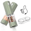 CIRCLE JOY Electric Salt and Pepper Grinder Set Rechargeable Salt