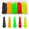Stacked Fishing Beads, 200pcs Fishing Beads Lures Making Supplies Tackle
