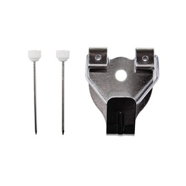 Daisen 35N04007323 Picture Frame, Accessories, Hanging Hardware, Safety X Hook, Medium, Silver, Set of 5