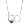 Biddy Murphy 925 Sterling Silver Claddagh Necklace for Women, Interlocking
