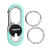 KOYOKOMA Carabiner, Double Ring, Locking Function, Key Ring, Hook, Fashion