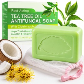 Tea Tree Soap, Tea Tree Oil Body Wash Soap Bar for Face and Body, Deep Cleansing & Refreshment for Men & Women