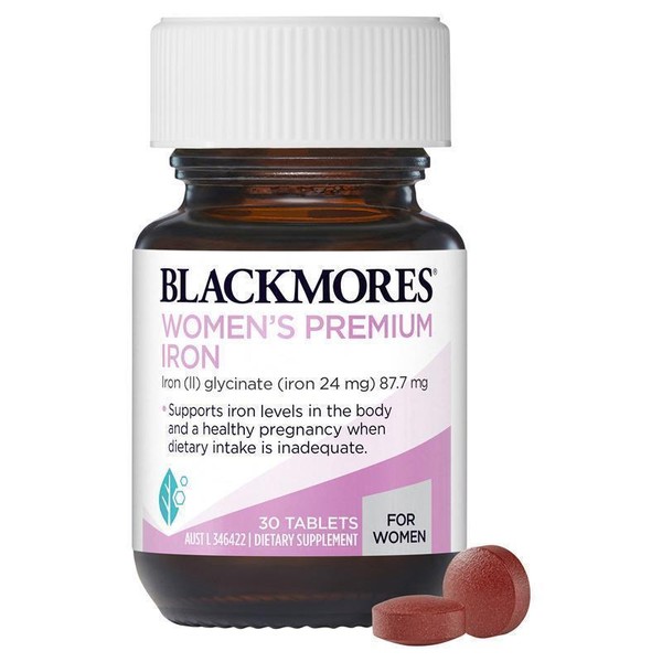 Blackmores Women's Premium Iron Energy Support 30 Tablets