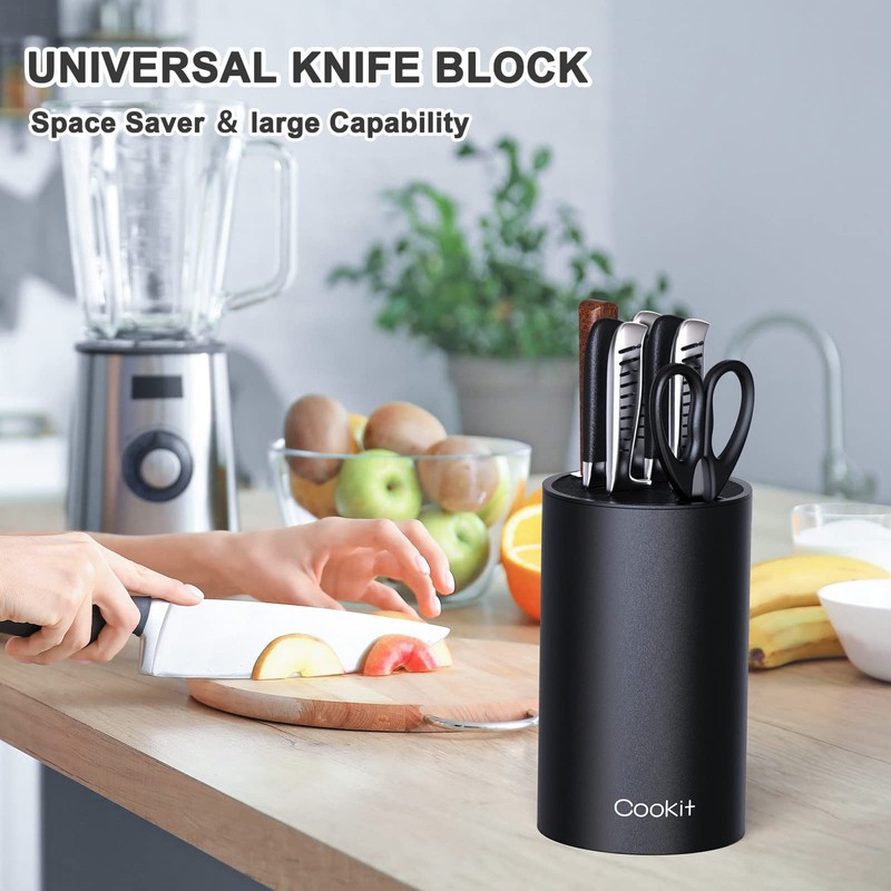 Knife Block Without Knives, Cookit Universal Round Knife Block Only,