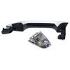 ApplianPar Front Passenger Side Exterior Door Handle Chrome and White