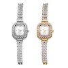 Avaner Women's Square Wrist Watches: Ladies Elegant Rhinestones Slim Strap