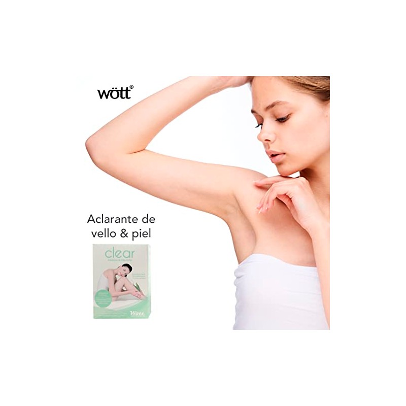 Aclarante de Vello y Piel Clear Wött - Decolorante crema