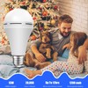 Neporal LITE Emergency Rechargeable Light Bulbs A19, Light Up to