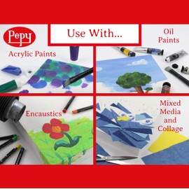 Pepy 20" x 20" Birch Wood Panels; Gallery Depth 1-1/2" Deep Cradle Artist Panel (Pack of 2)