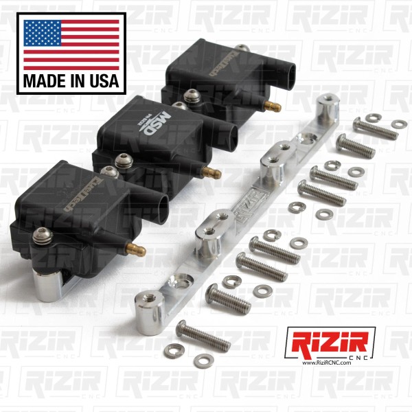 RiziR CNC CDI Inductive Coil Bracket Mount M&W MSD AEM