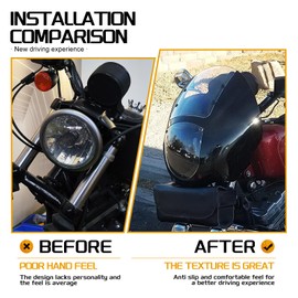 CARGLETRUE Motorcycle Windshield Quarter Fairing Fit for Harley Fit for Sportster XL 883 1200 1988-2024, Windshield Quarter Fairing for Dyna Models 1995-2005 FXR 1986-1994 Clear