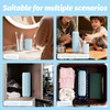 LRTOEH 4-in-1 Toothbrush Travel Cup, Portable Toothbrush Container