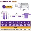 1/4"-20UNC Rivet Nut, 35PCS Rivnut Nutsert Metric 304 Stainless Steel