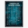 Morse Code Chart Window Bumper Sticker Decal 5"