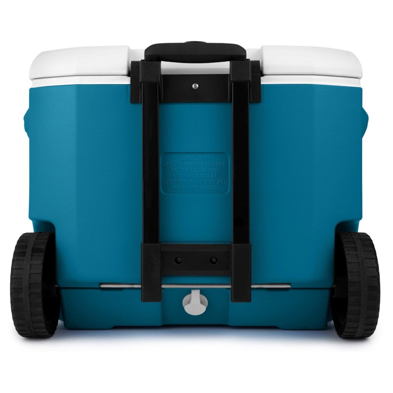 Coleman 60qt Rolling Cooler with Wheels, Insulated Portable Wheeled Chiller