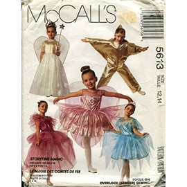 McCall's Pattern 5613 ~ Storybook Costumes for Girls, Sizes 12-14
